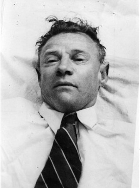 Post-mortem image of the Somerton Man