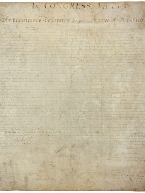 Signed Declaration of Independence
