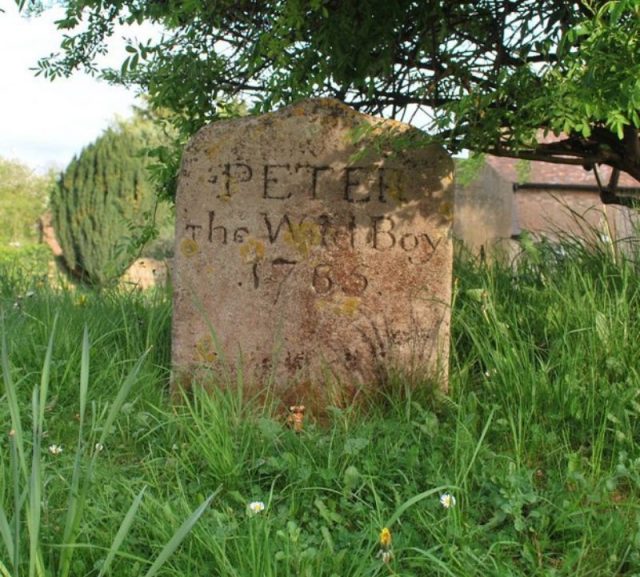 Grave of Peter the wild boy