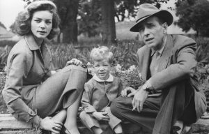 Humphrey Bogart and Lauren Bacall with son Steve.