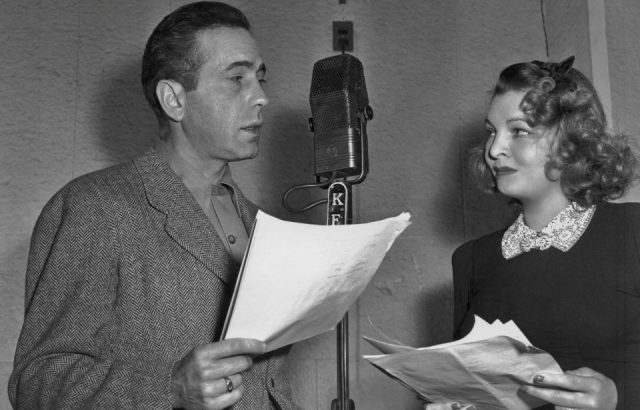 Actor Humphrey Bogart (1899-1957) with his third wife Mayo Methot (1904-1951) circa 1940. 