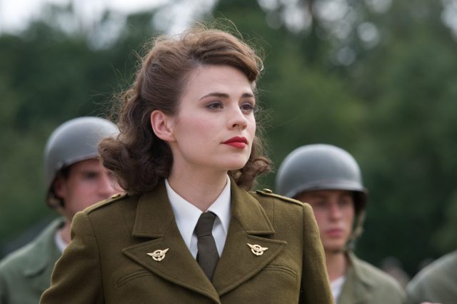 Peggy Carter (Hayley Atwell) in Captain America: The First Avenger 