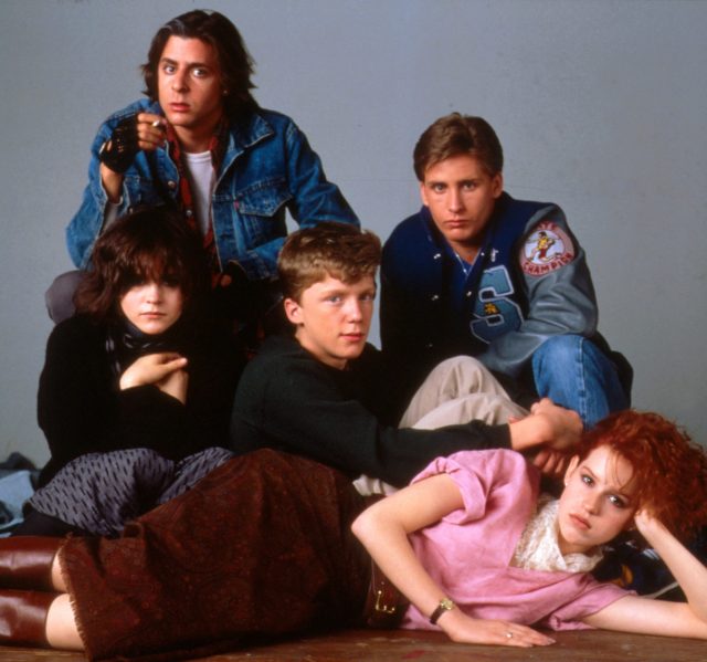 Promo shot of the cast of The Breakfast Club