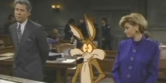 Wile E. Coyote on Night Court