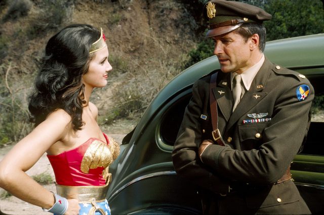 Lynda Carter and Lyle Waggoner in Wonder Woman