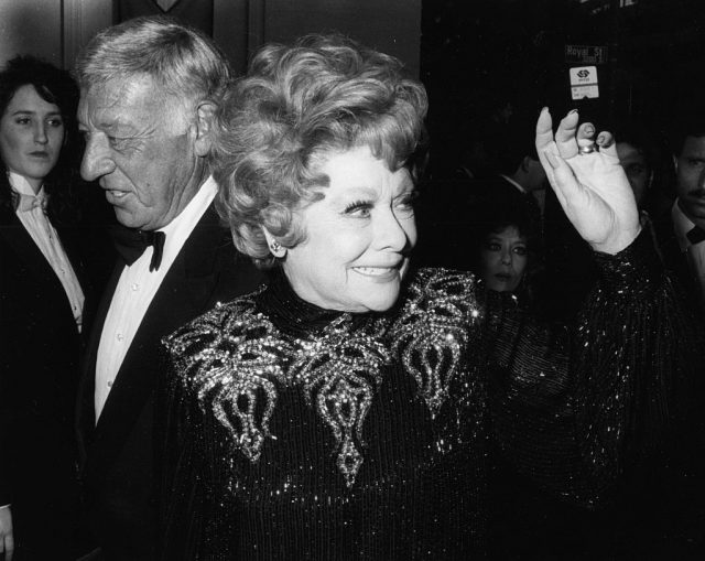 Lucille Ball and her husband Gary Morton