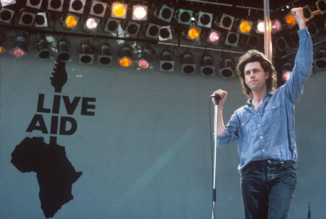 Bob Geldoff at Live Aid 
