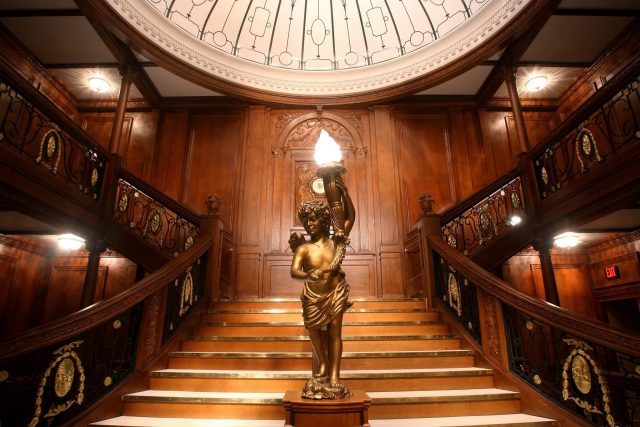 Grand staircase of the titanic
