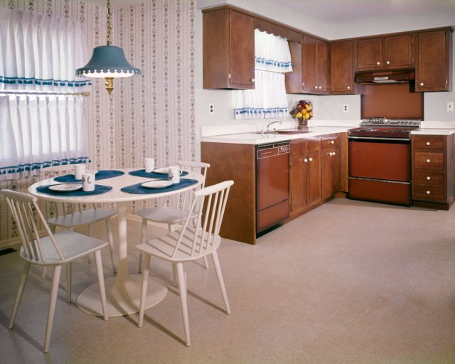1960s kitchen interior