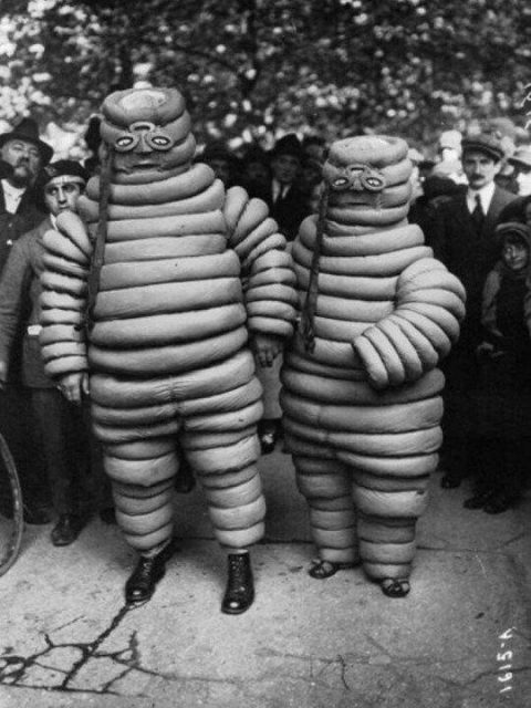Michelin man, circa 1900s 