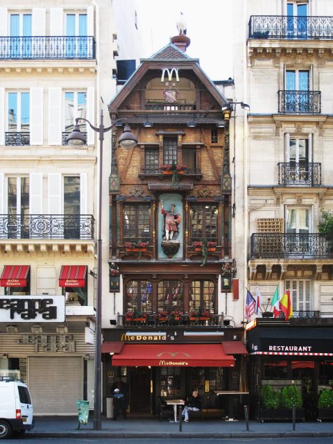 Mcdonald's in paris france