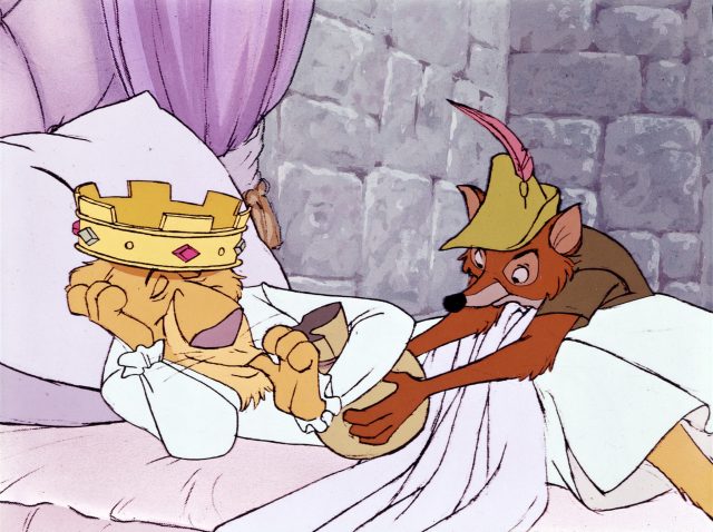 Disney's Robin Hood and prince John 