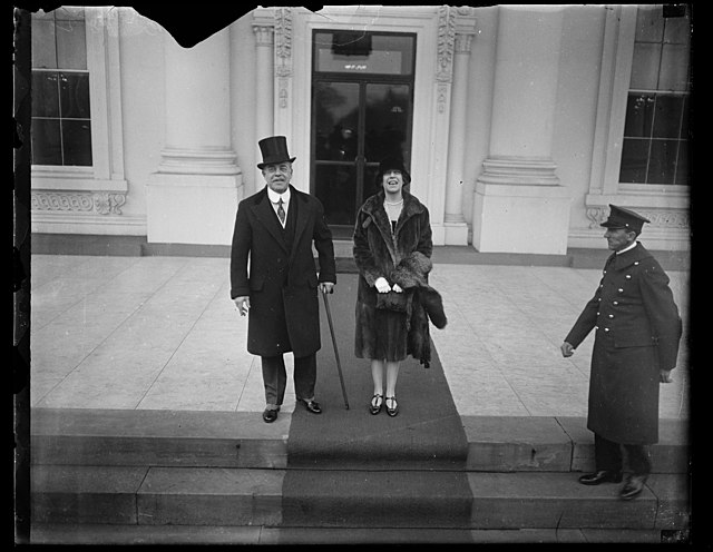 Nicholas Longworth and Alice Roosevelt Longworth. White House, Washington, D.C (Photo Credit: Wikimedia Commons/Public Domain)