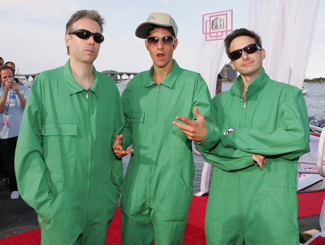 The Beastie Boys arrive at the 2004 MTV Video Music Awards at the American Airlines Arena August 29, 2004 in Miami, Florida. (Photo Credit: Frank Micelotta/Getty Images)