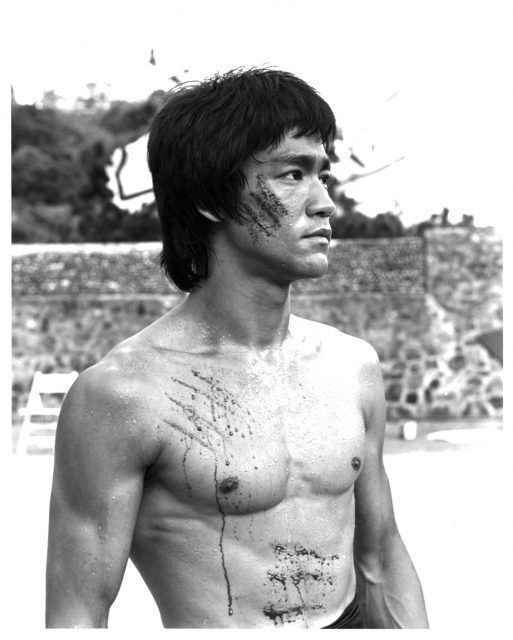 Bruce Lee in a scene from Enter the Dragon 