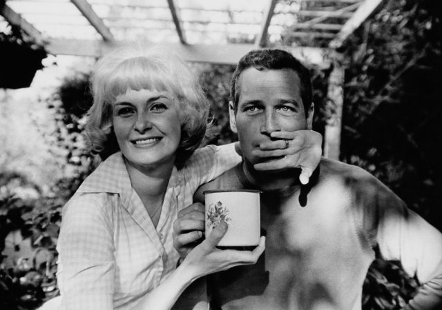 American actor paul newman with his wife, actress joanne woodward, circa 1963. (photo credit: fotos international/archive photos/getty images)