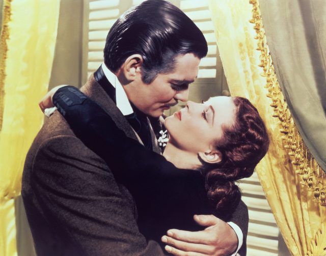 Clark Gable and Vivien Leigh in Gone With The Wind 