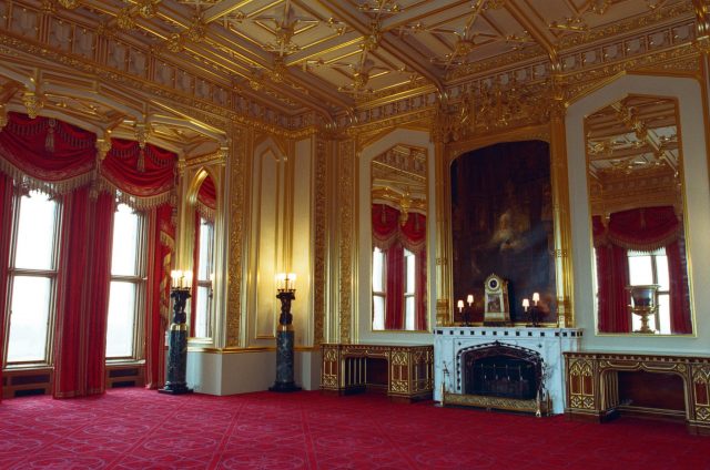 Interior view of Windsor Castle 