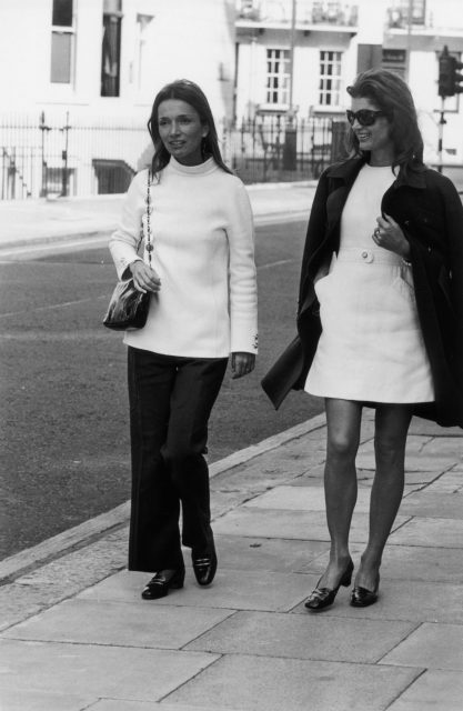 Lee and Jackie walking, 1970