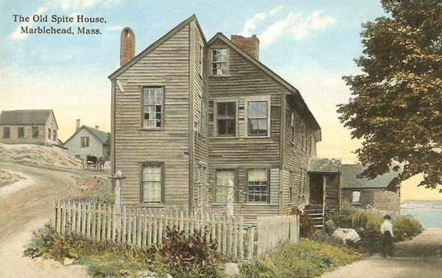 Old Spite House in Marblehead, Mass. 