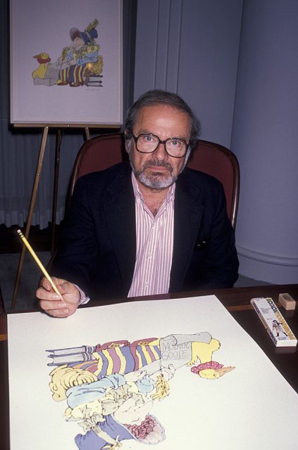Maurice Sendak attends the book signing of Maurice Sendak “The Mother Goose Collection” on July 26, 1990 in New York City. (Photo Credit: Ron Galella, Ltd./Ron Galella Collection via Getty Images)