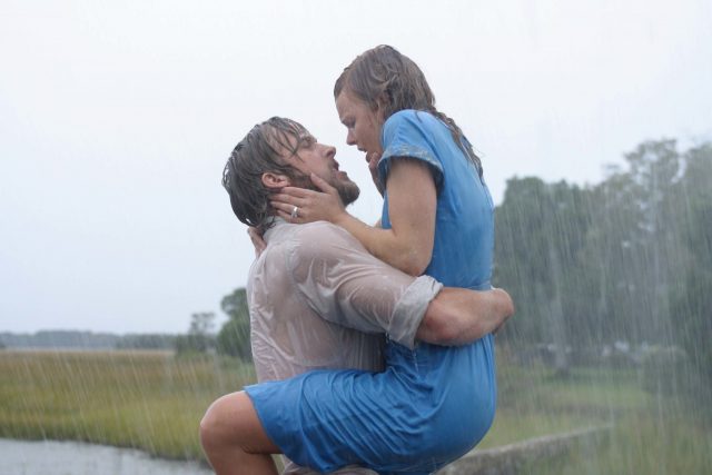 Ryan Gosling and Rachel McAdams in The Notebook 