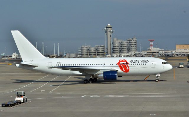 The Rolling Stones's jet 