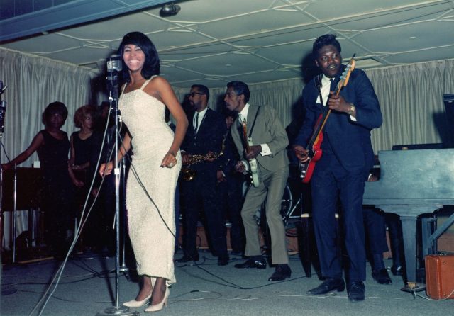 Tina turner performing in 1964