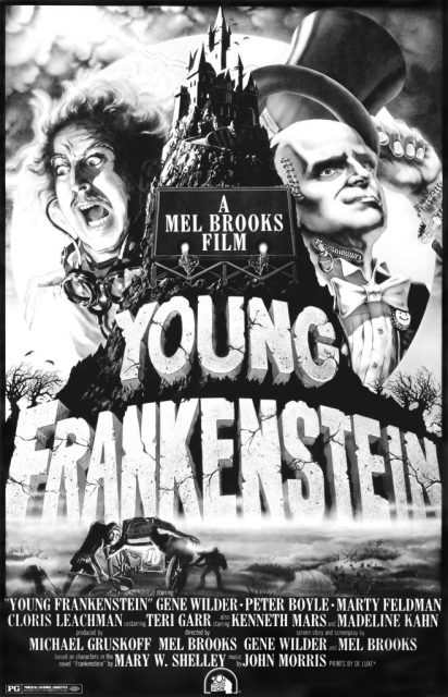 Young frankenstein poster, tm and copyright 20th century fox film corp. All rights reserved. Art, 1974. (photo credit: lmpc via getty images)