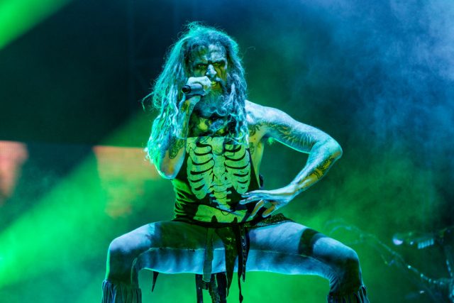 Rob Zombie performing (Photo Credit: Miikka Skaffari/FilmMagic)