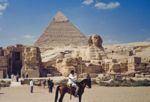 The Great Pyramid of Giza and the Sphinx 