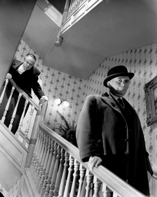 Publicity still of Orson Welles and Ray Collins 