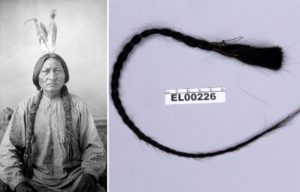 Sitting Bull + Lock of Sitting Bull's hair