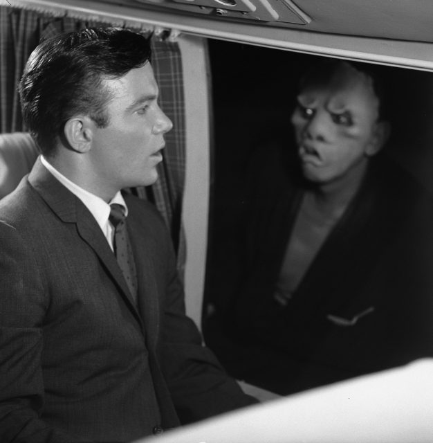 Twilight Zone episode “Nightmare at 20,000 Feet” (Photo Credit: CBS Productions)