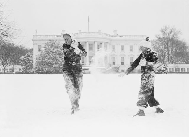 White House Snowball Fight