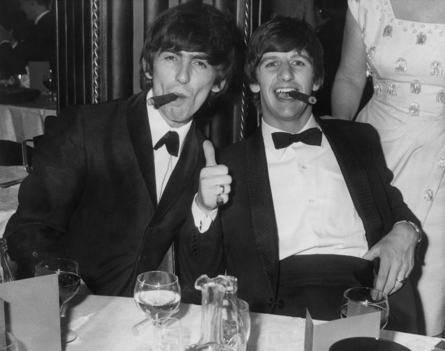 George Harrison and Ringo Starr