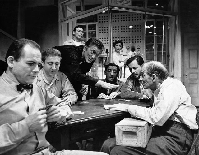 Kirk Douglas stars in the stage version of One Flew Over The Cuckoos Nest. Gene Wilder is the second from left. (Photo Credit: ï¿½ï¿½ John Springer Collection/Corbis/Corbis via Getty Images)