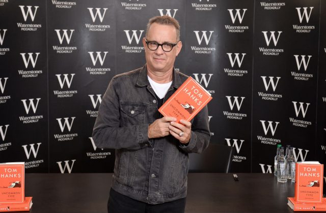 Tom Hanks attends a book signing for his new book “Uncommon Type” at Waterstones Piccadilly on November 2, 2017 in London, England. (Photo Credit: Jeff Spicer/Getty Images)