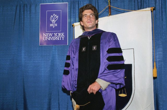 JFK Jr. at graduation 