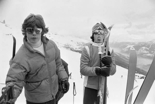 JFK Jr skiing 
