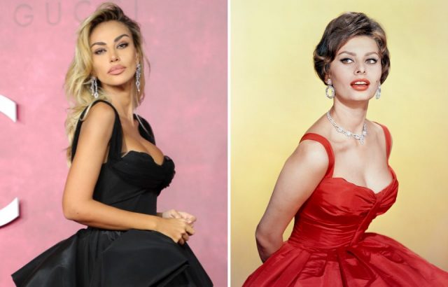 Mădălina Diana Ghenea and Sophia Loren 