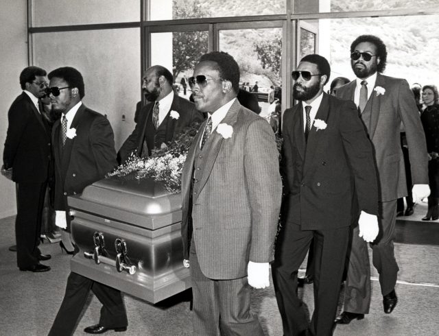 Paul Bearers at Marvin Gaye's funeral 