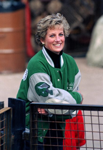 Princess Diana visiting Alton Towers 