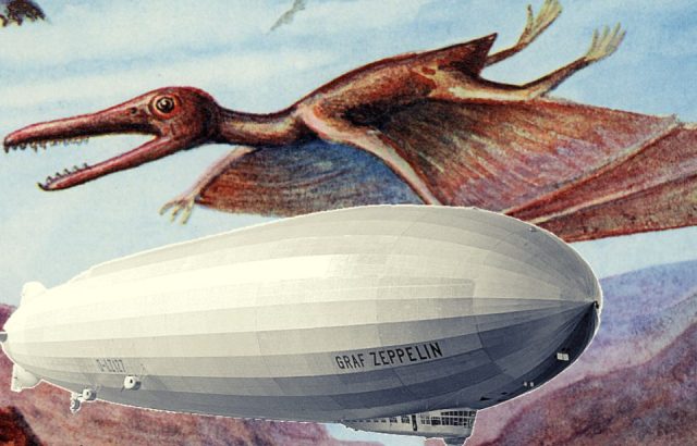 Zeppelin vs. Pterodactyls