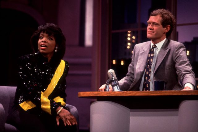 David Letterman interviews Oprah Winfrey