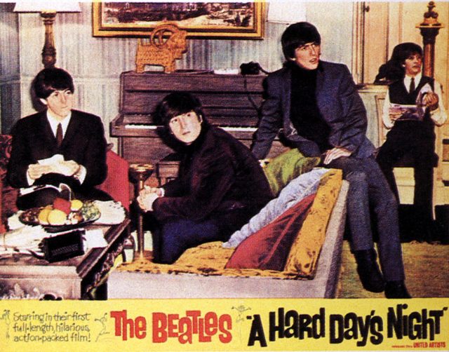 Film Lobby Card for A Hard Day's Night