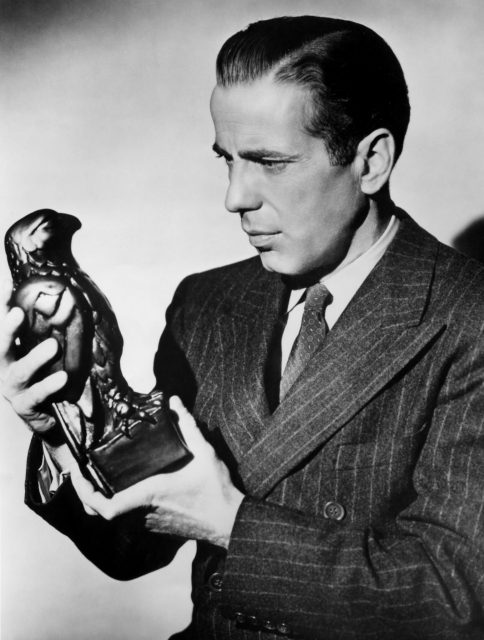 Humphrey Bogart and the maltese falcon