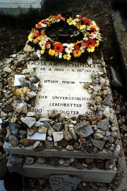 Oskar Schindler's grave 