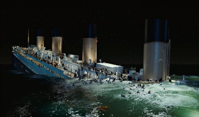 Titanic movie publicity still 