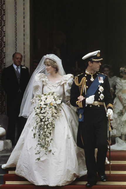 The wedding of Prince Charles and Lady Diana Spencer